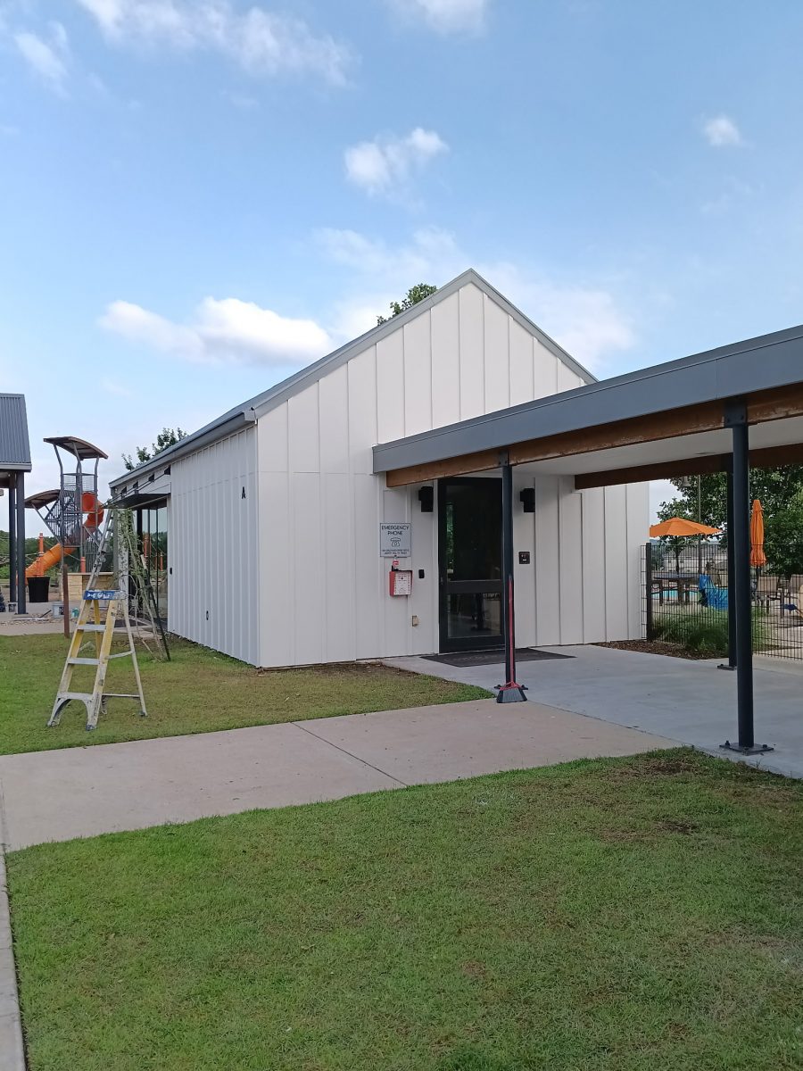 Liberty Hill, TX Amenity Center Exterior Painting Preview Image 1