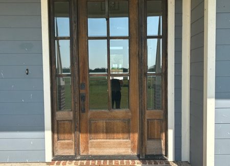 Door Before Professional Staining