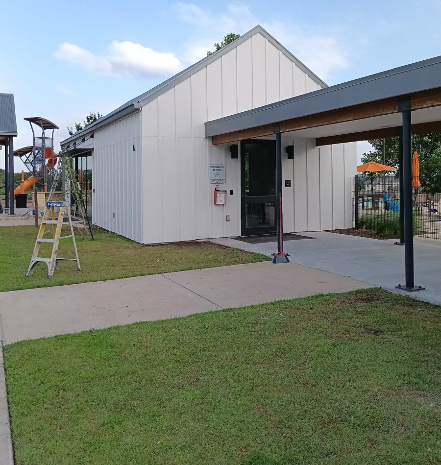 Liberty Hill, TX Amenity Center Exterior Painting Preview Image 1