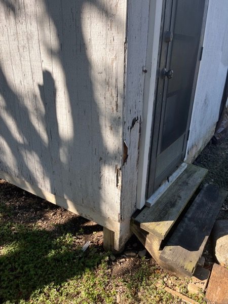 before shed repair and painting in Georgetown, TX Preview Image 2