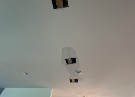 Before Ceiling Repair and Painting