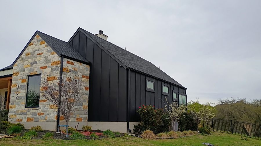 Black Stucco Home Exterior House Painting Professionals Preview Image 6