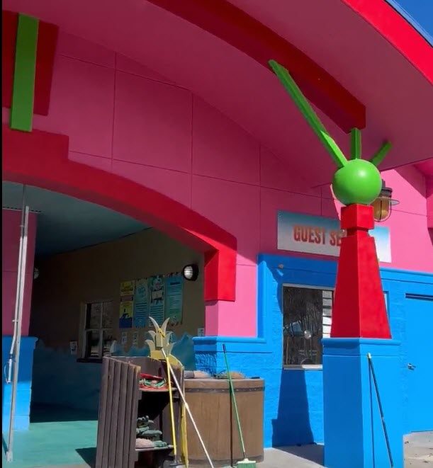 Professional Water Park Exterior Painting Preview Image 2