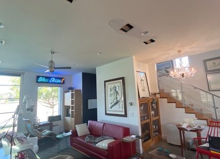 Before Ceiling Repair and Painting in Georgetown, TX