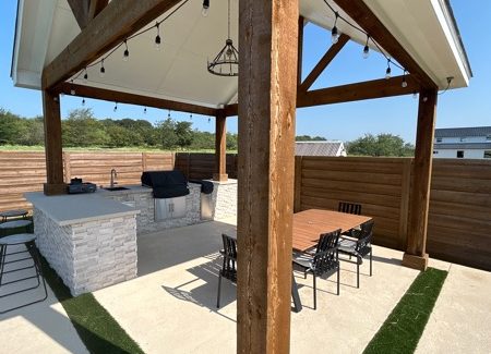 wood beams before staining