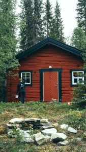 red exterior paint