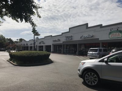 Exterior Painting of Strip Mall in Collierville, TN