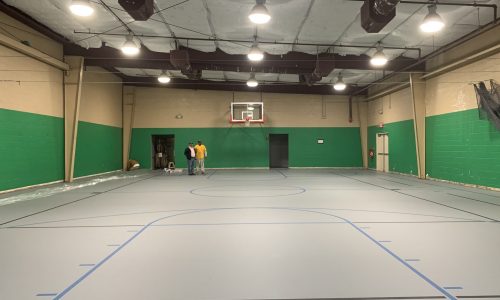 Collierville Gym Painting Project - Before