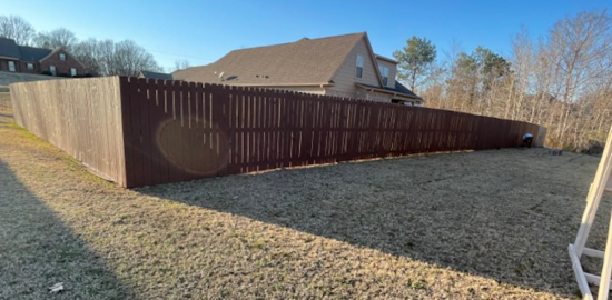 Fence painting and staining services