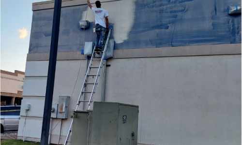 Continuing down the sides...