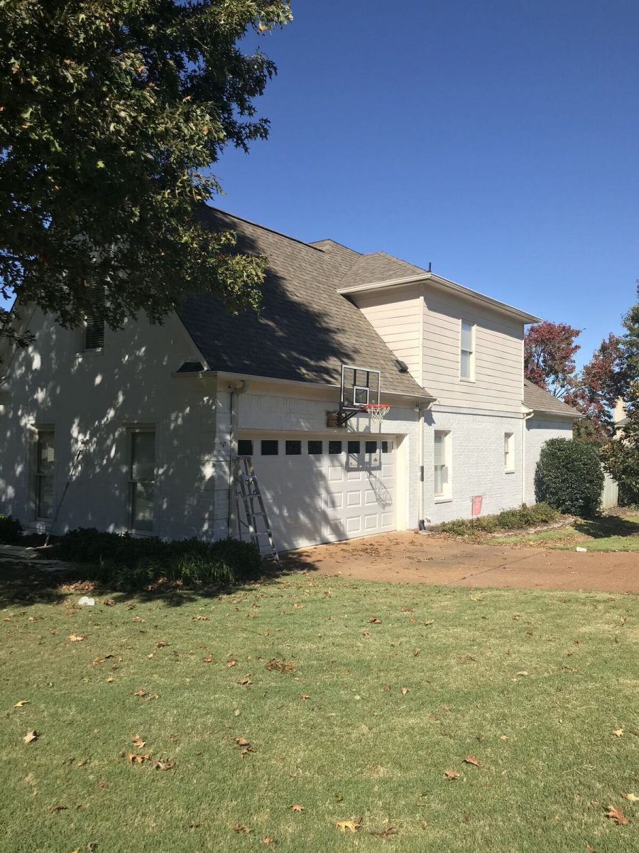 Exterior painting by CertaPro house painters in Collierville, TN