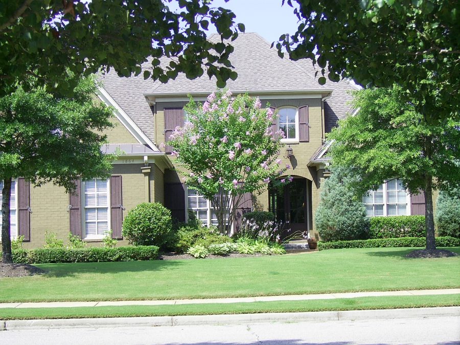 Exterior house painting by CertaPro painters in Germantown, TN