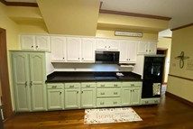 Painted kitchen cabinets