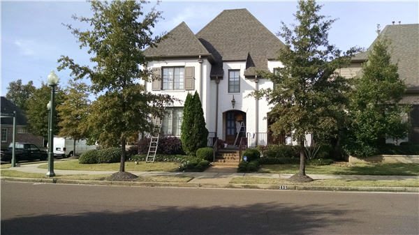 Exterior painting by CertaPro house painters in Collerville, TN