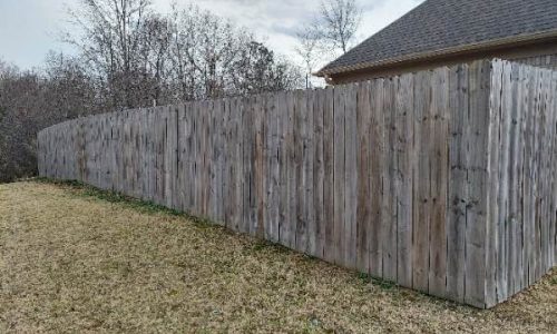This much gray signals danger for a fence
