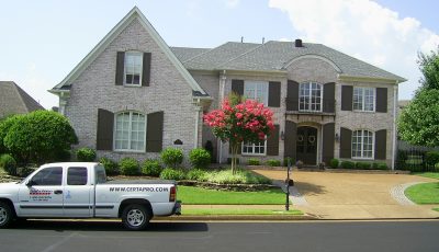 Exterior painting by CertaPro house painters in Collerville, TN