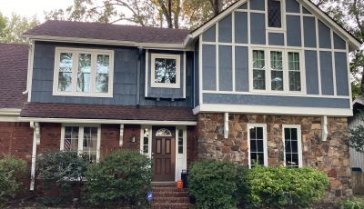 After photo residential exterior