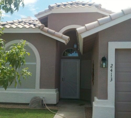 queek creek exterior painted