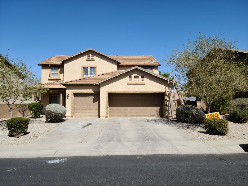 A home in Buckeye, Arizona before exterior painting by CertaPro.