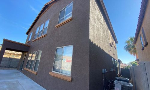 After being repaired and painted