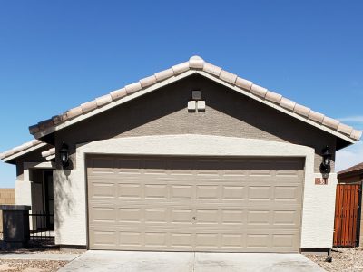 Garage after painting