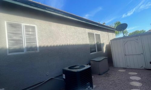 A dramatic color change