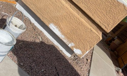 Leaks sealed and stucco repaired