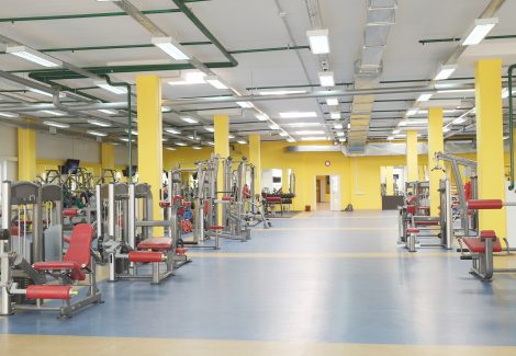 Fitness Center Yellow Interior