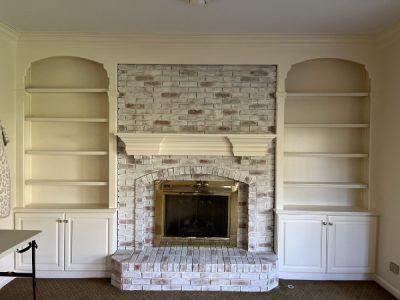 fireplace and built in in wheaton