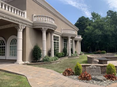 exterior painting of a chapel in new jersey