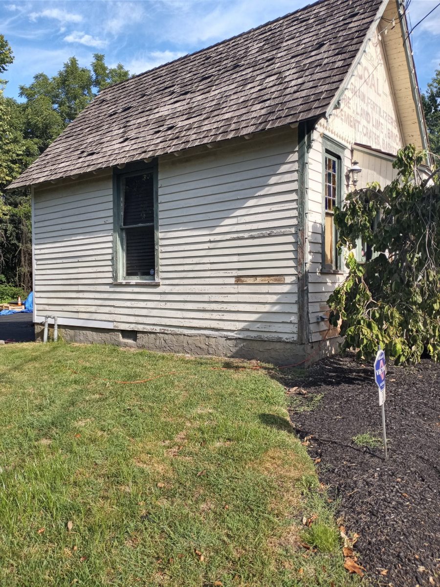 the before photo of a commercial exterior painting of a general store in new jersey Preview Image 2
