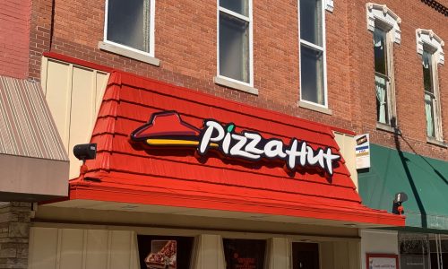 Pizza Hut Painted