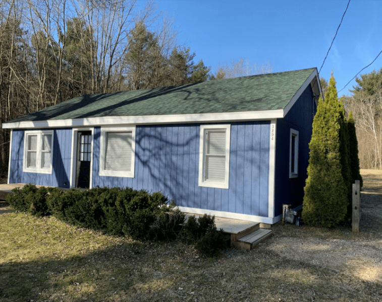 after picture of house