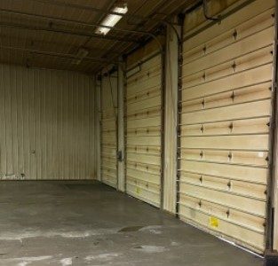 Warehouse before we started painting.