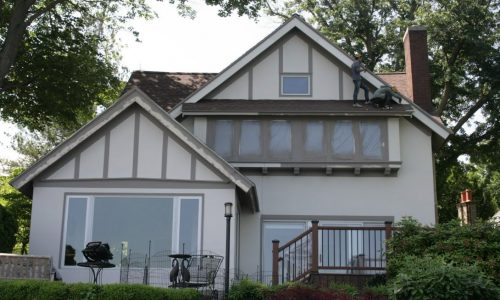 Residential Exterior Painting (During)