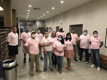 Staff during Paint it Pink