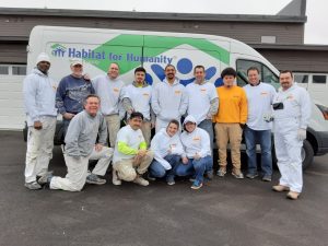 CertaPro of Grand Rapids and crew from Habitat for Humanity of Kent Couty