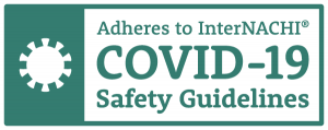 Adheres to InterNachi Covid-19 Safety Guidelines Logo