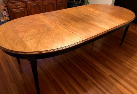 Table after refinishing project