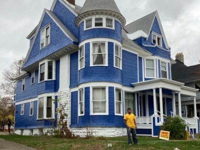 Victorian home after painting