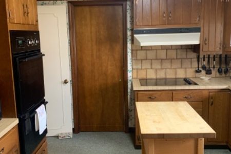 Kitchen Cabinet Painting & Remodel (Before)