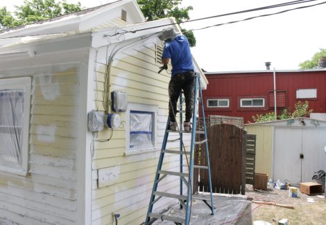 Residential Exterior Painting Project in Grand Haven