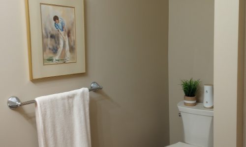 Bathroom Ceiling & Wall Restoration (After)