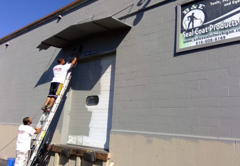 Seal coating exterior