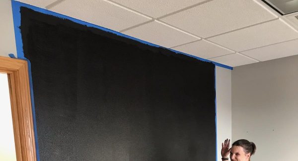 Dylan and magnetic paint project