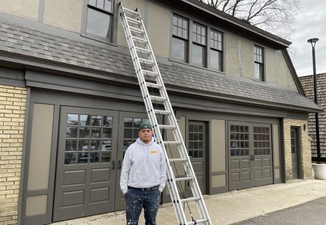 Exterior painting after