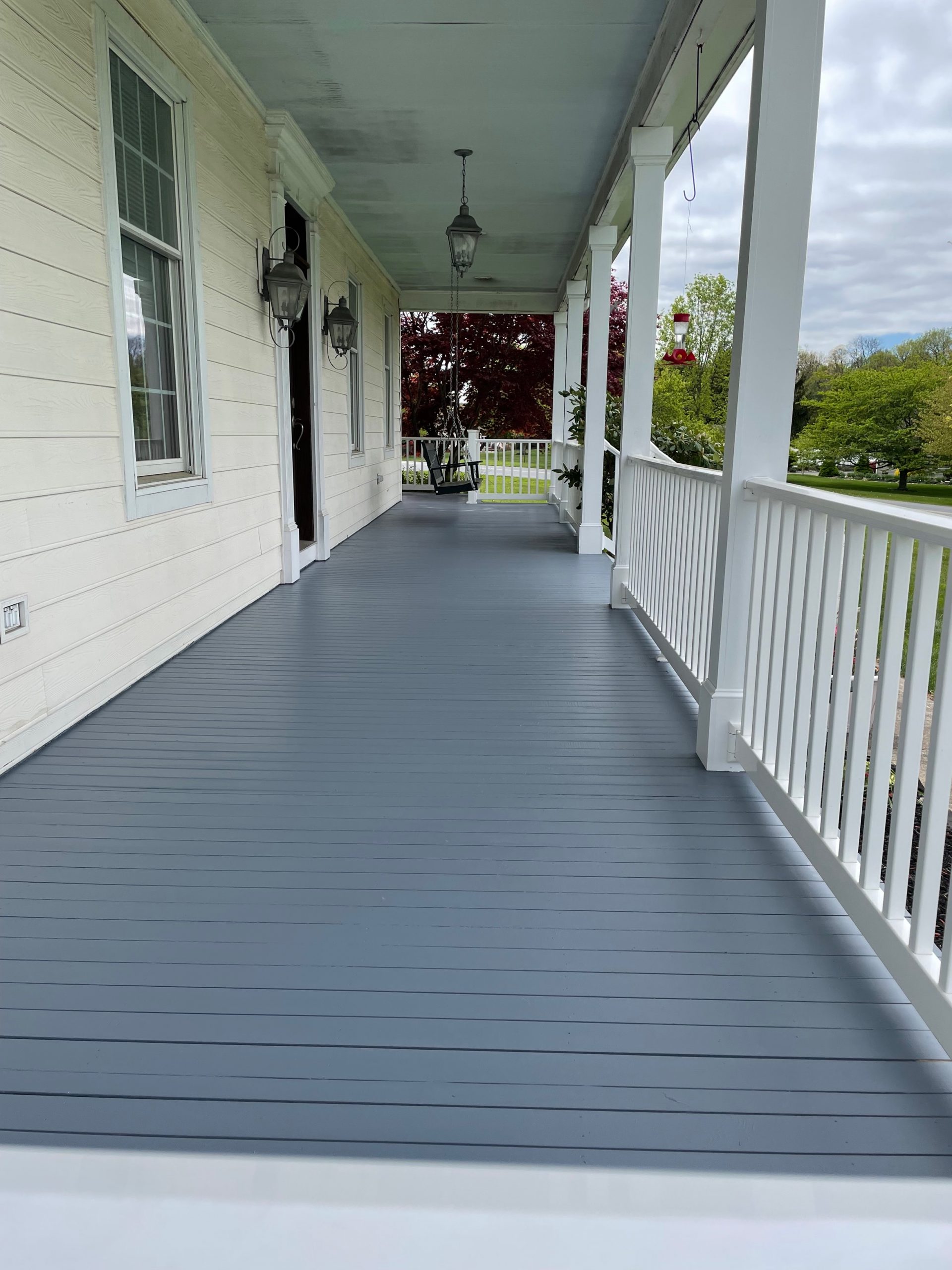 Finished Deck Staining and Painting Project in Hellertown, PA by CertaPro Painters of the Greater Lehigh Valley