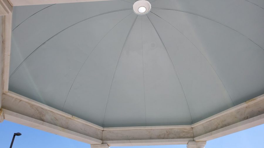 Inside roof of gazebo after CertaPro Greater Lehigh Valley painting project Preview Image 1