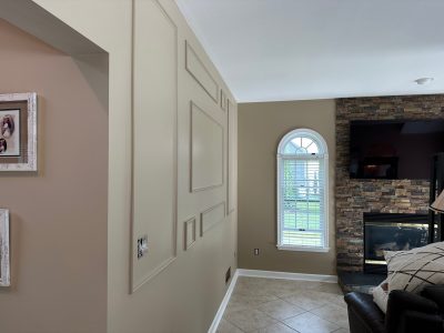 Completed residential interior painting project in Center Valley, PA - Angle 2