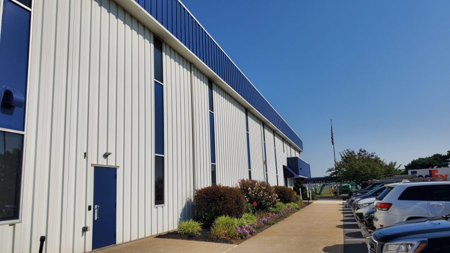 Front Angle of Completed commercial exterior painting project at New World Aviation in Allentown, PA, by CertaPro Painters of the Greater Lehigh Valley Preview Image 1